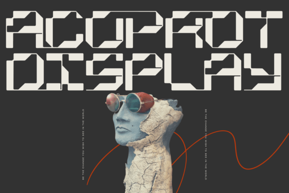Acoprot Display: A Pixel-Perfect Typeface for Glitch-Inspired Design