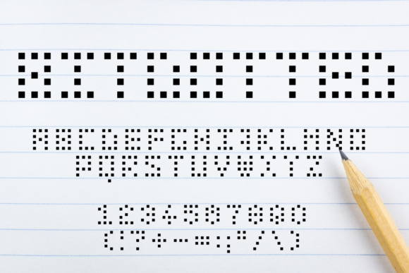 Bit Dotted: A Creative Dot Matrix Font for Modern Design