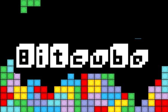 Bitcube: A Retro Display Font for Nostalgic Designs