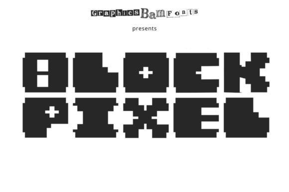 Block Pixel Font: A Retro Display Typeface with Modern Edge