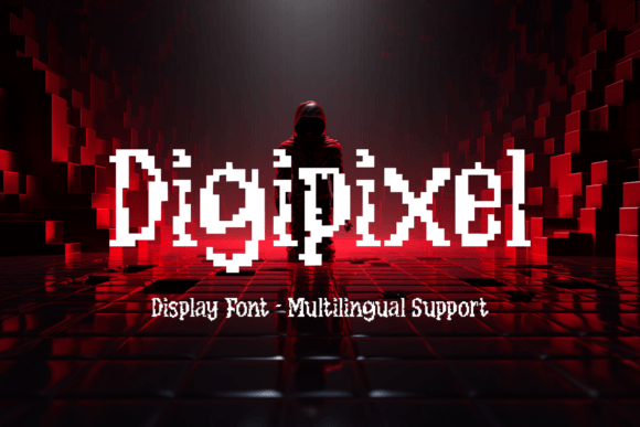 Digipixel: A Modern Take on Retro Pixel Art Typography