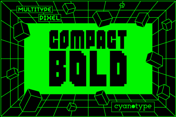 MultiType Pixel Compact Bold: A Modern Pixel Font