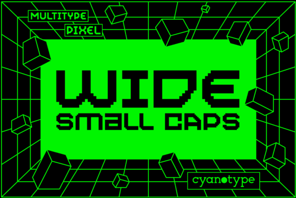 MultiType Pixel Wide: A Unique Display Font for Modern Designs