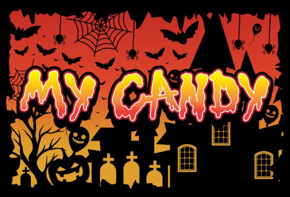 My Candy: A Bone-Chilling Horror Display Font
