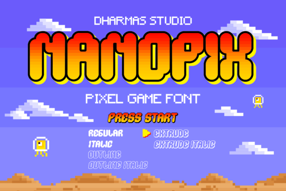 Nano Pix: A Pixel-Perfect Font for Retro Game Design
