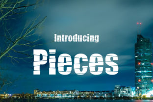 Pieces: A Pixel Font for Bold, Modern Design