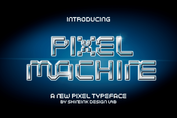 Pixel Machine: A Retro Font for Modern Designers