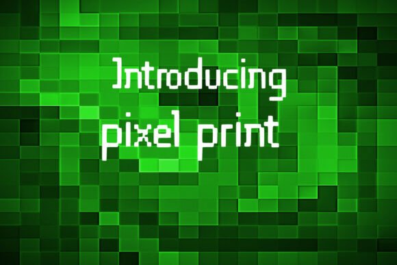 Pixel Print: A Versatile Font for Modern Designs