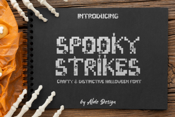 Spooky Strikes Halloween Font: A Creative Display Typeface